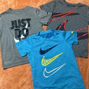 Trio of Nike Kids' Dri-Fit Tees